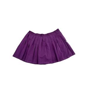 Calia woman’s XXL 15.5 pleated woven golf skort velvet plum quick dry